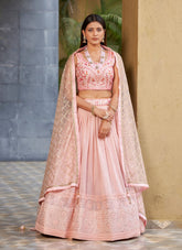 Alluring Looking Lehenga Choli in Pink